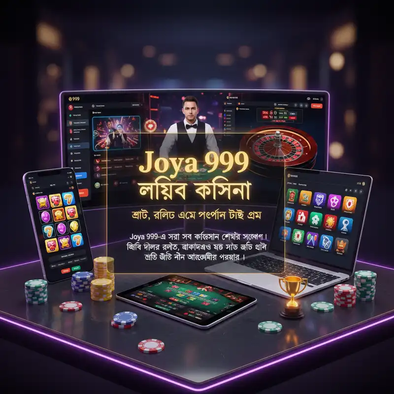 Joya 999 লাইভ ক্যাসিনো গেম এবং স্লট